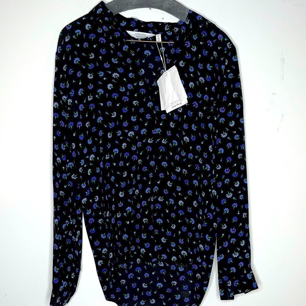NWT & Other Stories Purple flower blouse...